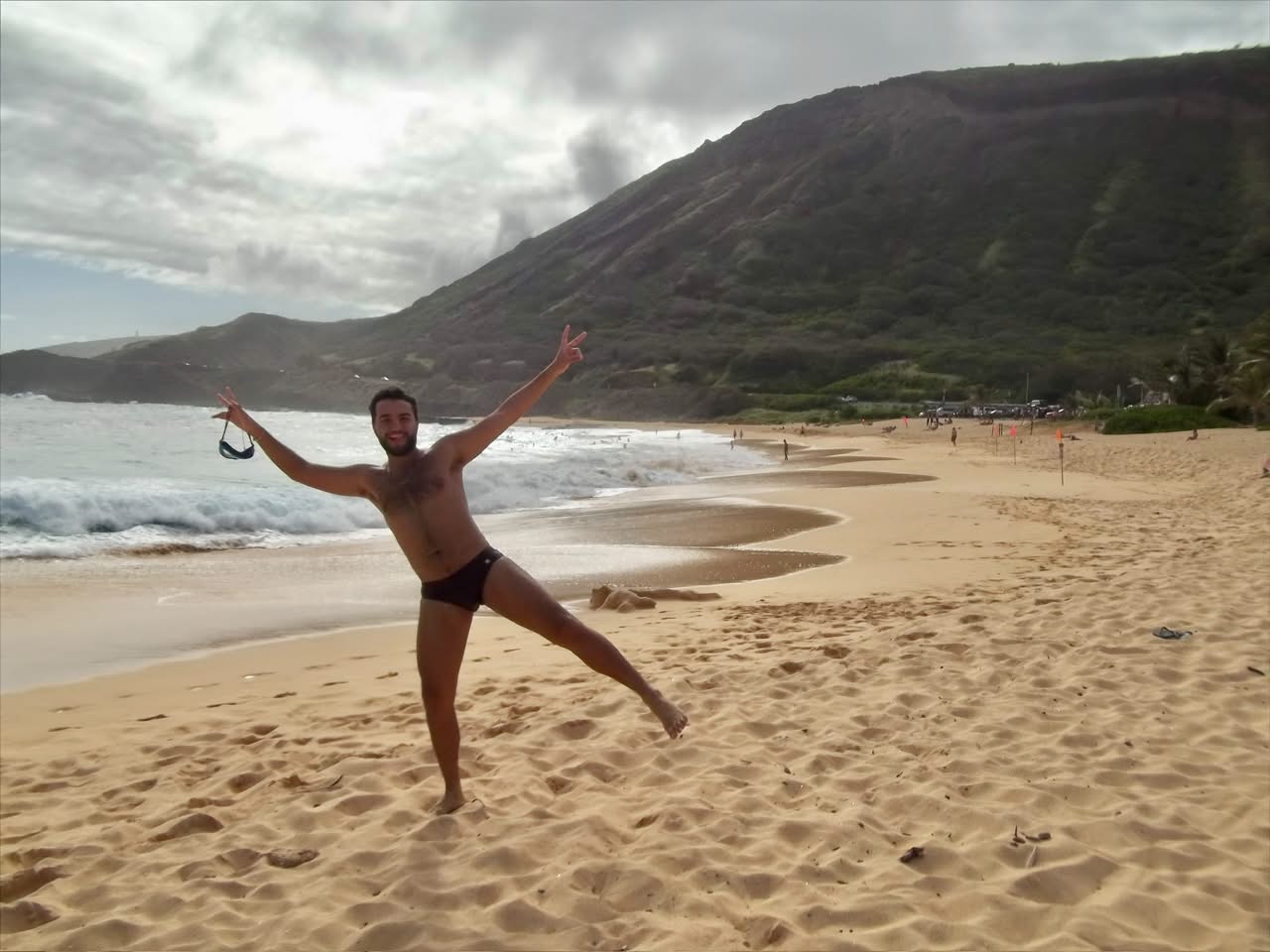 Juan en la playa